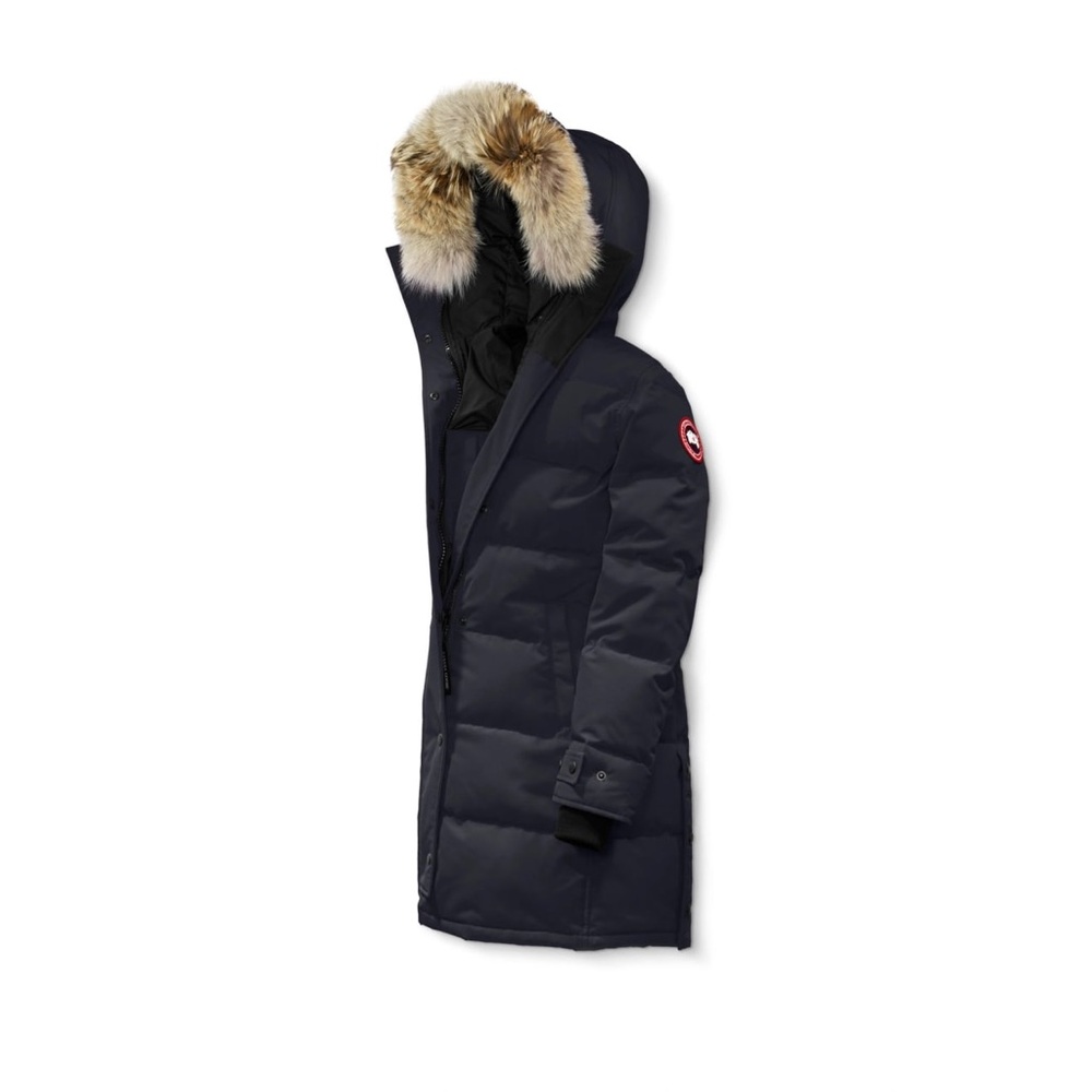 Women's Canada Goose Shelburne Parka - Black - Size L